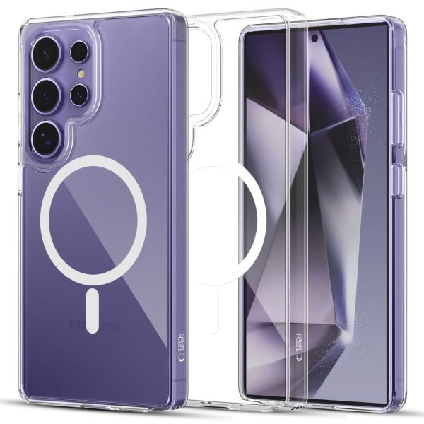 Samsung Galaxy S25 Ultra FlexAir Hybrid MagSafe maciņš-pārvalks - caurspīdīgs