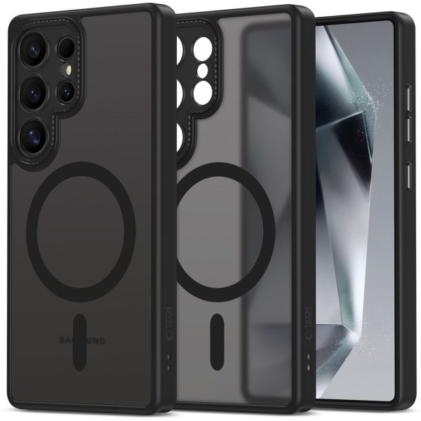 Samsung Galaxy S25 Ultra MagCam MagSafe maciņš-apvalks - melns