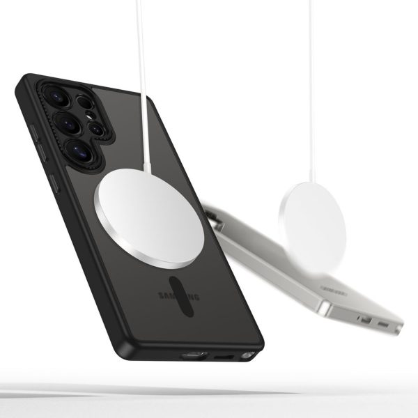 Samsung Galaxy S25 Ultra MagCam MagSafe maciņš-apvalks - melns