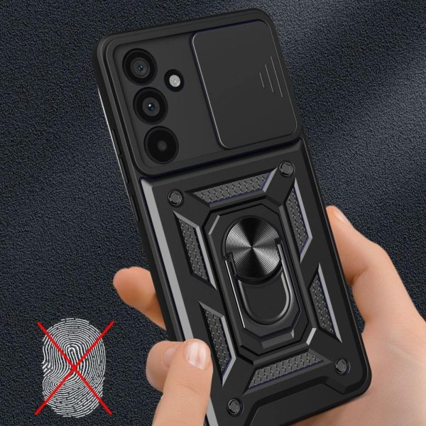 Samsung Galaxy A56 5G CamShield Pro maciņš - melns