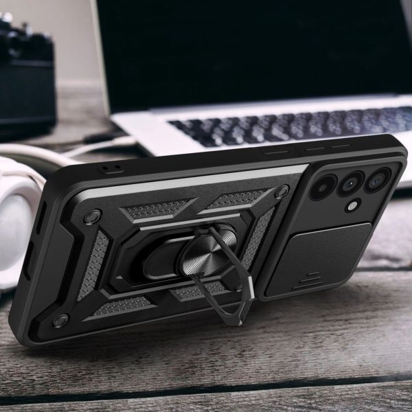 Samsung Galaxy A56 5G CamShield Pro maciņš - melns