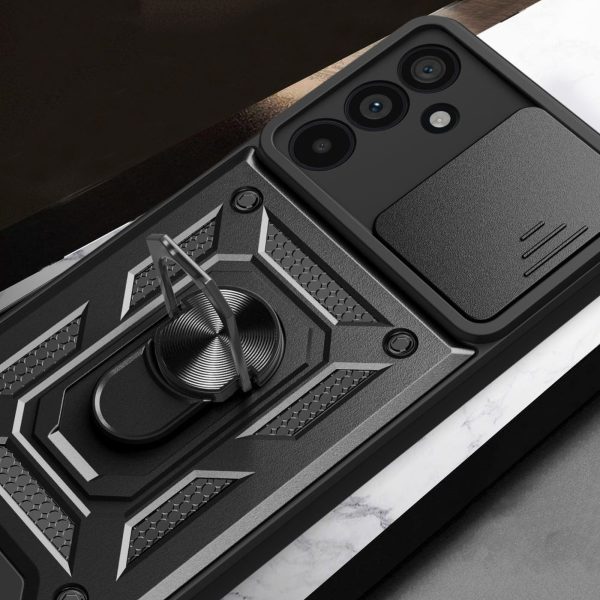 Samsung Galaxy A56 5G CamShield Pro maciņš - melns