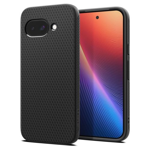 Google Pixel 9A Liquid Air maciņš - matēti melns