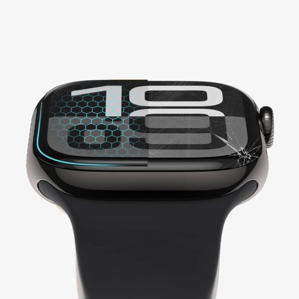 Hibrīda stikls Garmin Vivoactive 6 Glass Flex+ pulkstenim, melns - 2 gab.