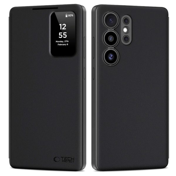 Samsung Galaxy S25 Ultra viedais maciņš - matēti melns