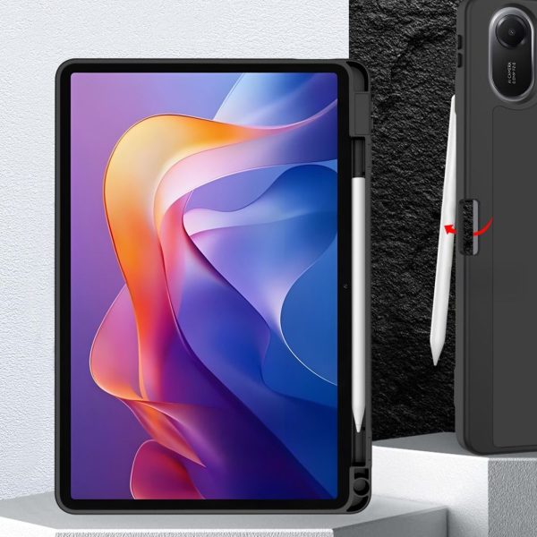 Xiaomi Redmi Pad 2 11.0 SC Pen planšetdatora maciņš - melns