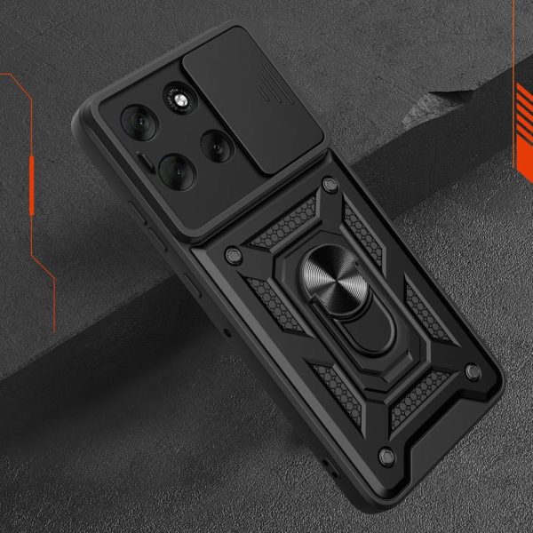 Motorola Moto G86 5G CamShield Pro maciņš - melns