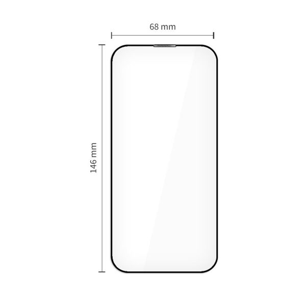 Rūdīts stikls iPhone 17 Pro ar Quick Set+ aplikatoru, melns - 2 gab.