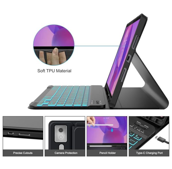 Lenovo Idea Tab Pro / Pro Mt 12.7 TB-373 vāciņš - melns
