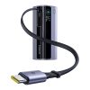 EnerGeek GR11 10000mAh pārnēsājamais akumulators ar ievelkamu kabeli 100W - pelēks