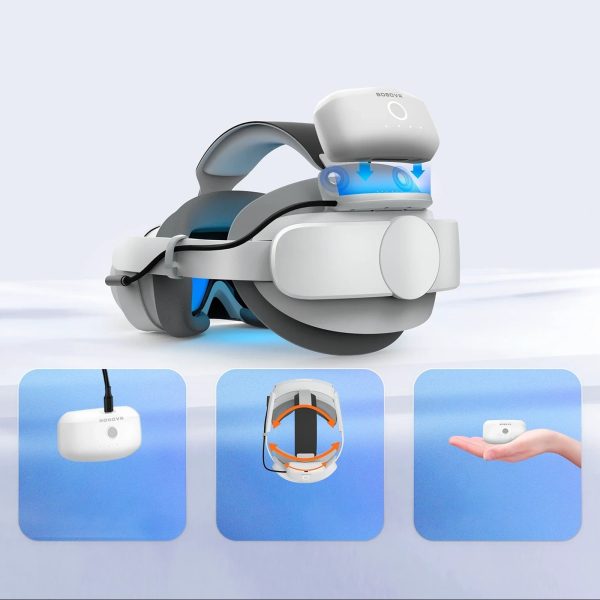 1034646-5-pasek-na-glowe-bateria-do-pico-4-ultra-ultra-enter-bobovr-hurtownia-dropshipping.jpg Galvas siksna ar akumulatoru PICO 4 Ultra / Ultra Enterprise aizsargbrillēm - pelēka