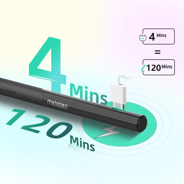 iPad USB-C Pencil D1 Precision Stylus - melns