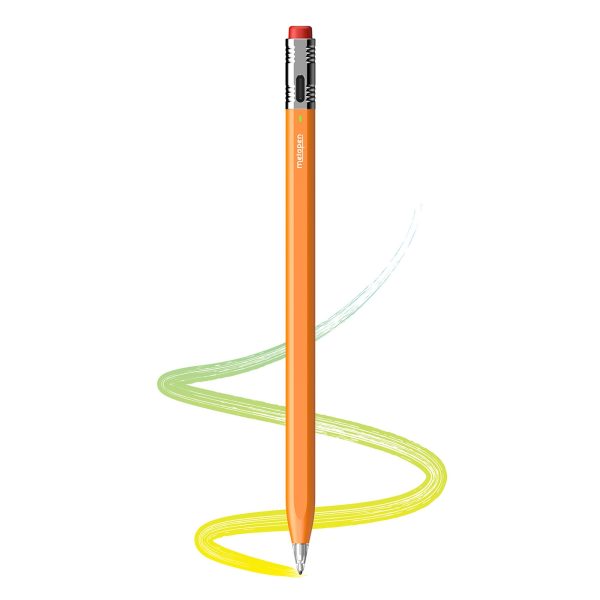iPad Stylus 3 uzgaļi USB-C Pencil Air8 Pro X - oranžs