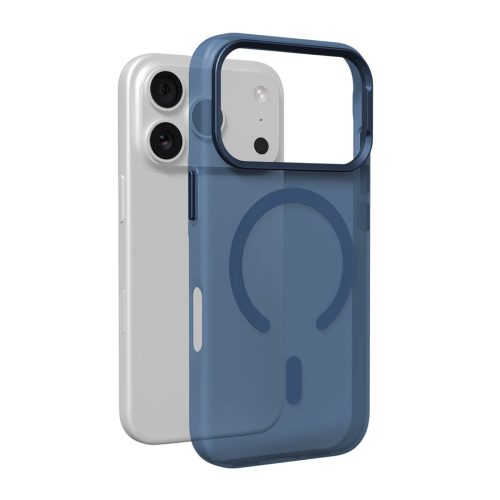 iPhone 17 Pro Lightfeel MagSafe vāciņš — caurspīdīgi zils