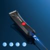 Ūdensizturīgs daudzfunkcionāls trimmeris ar LED gaismu un 2 USB-C uzgaļiem - komplekts
