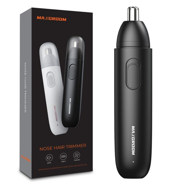 USB-C deguna, ausu un uzacu trimmeris - melns