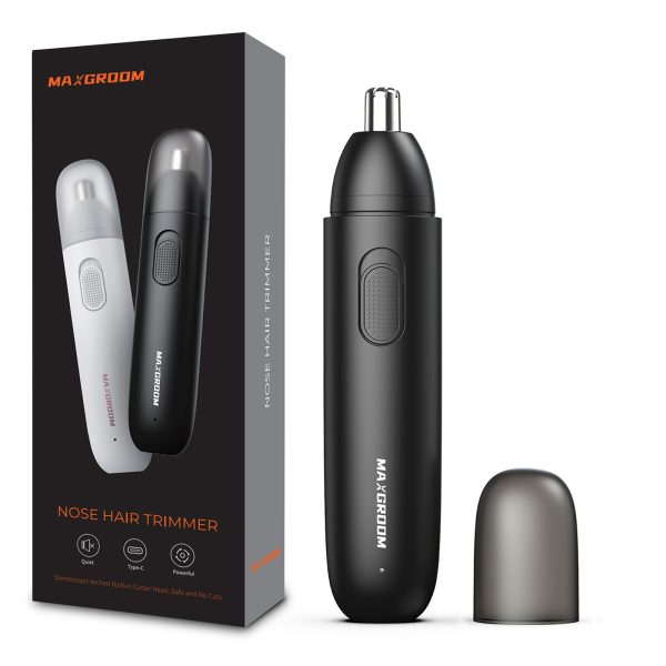 USB-C deguna, ausu un uzacu trimmeris - melns