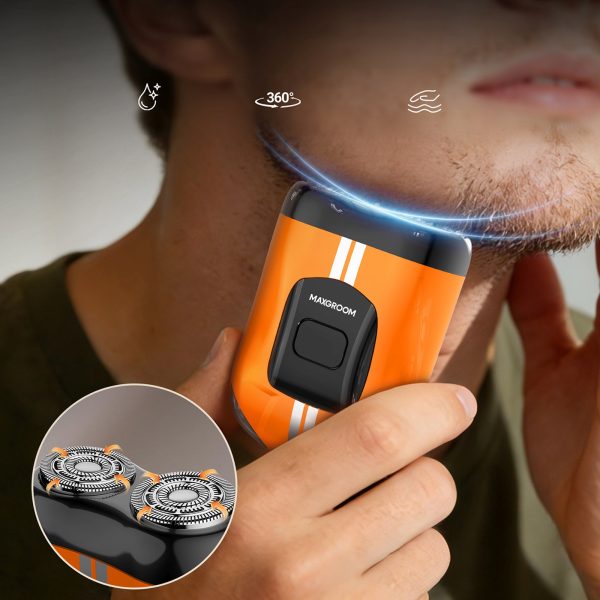 Elektriskais skuveklis 400mAh IPX7 - oranžs