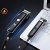 Matu griezējs ar trimmeri, 7 LED uzgaļi, USB-C komplekts