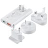 USB-A USB-C GaN Ultra 65W sienas lādētājs - balts