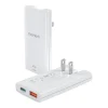 USB-A USB-C GaN Ultra 65W sienas lādētājs - balts