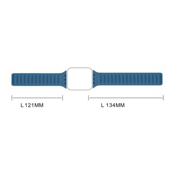 Magnētiskā siksniņa Apple Watch 45 mm - sarkana
