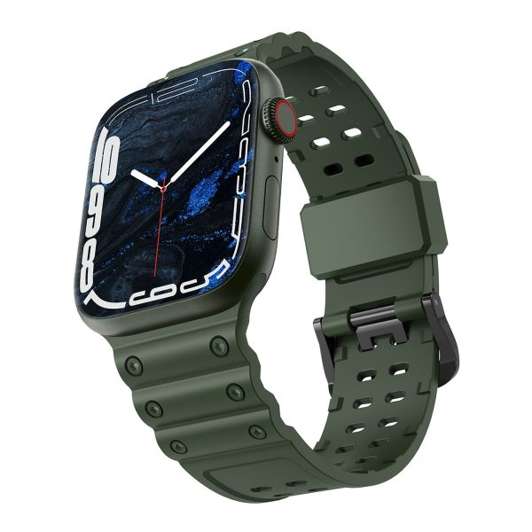 Elastīga siksniņa Apple Watch 38 / 40 / 41 mm - zaļa