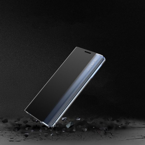 Samsung Galaxy A35 jauns Sleep View maciņš ar atloku un statīvu - melns