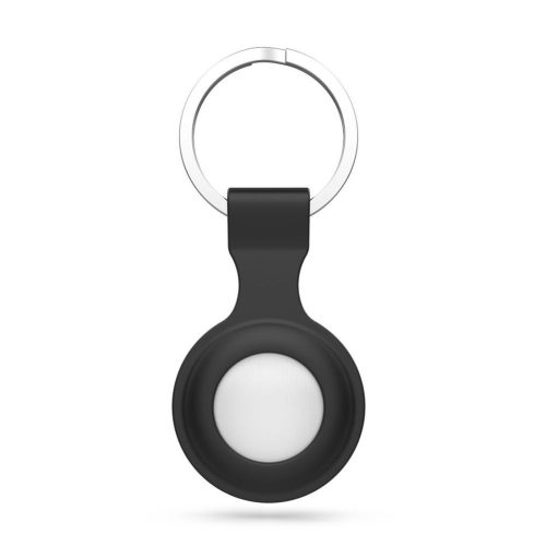 Apple AirTag Icon atslēgu piekariņa maciņš - melns