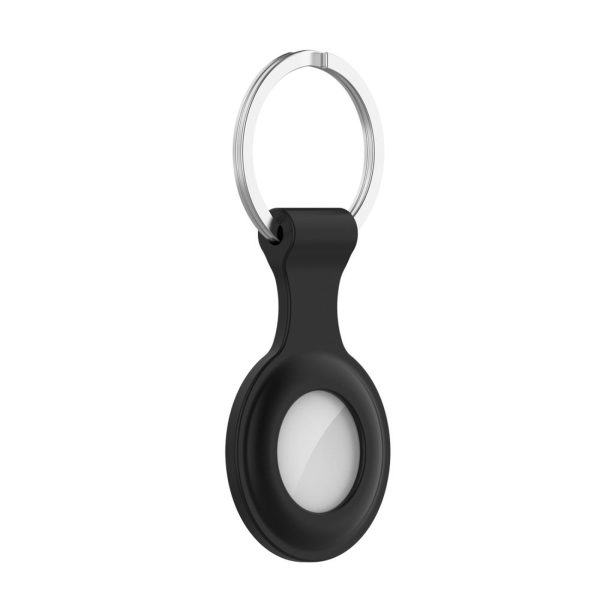 Apple AirTag Icon atslēgu piekariņa maciņš - melns