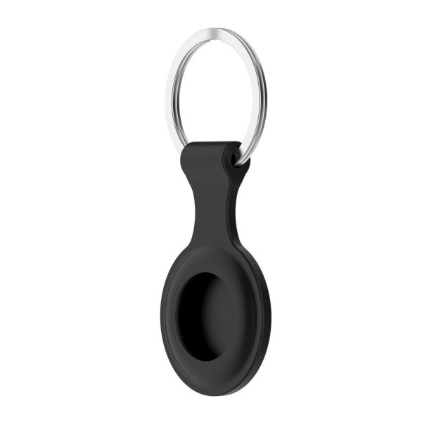 Apple AirTag Icon atslēgu piekariņa maciņš - melns