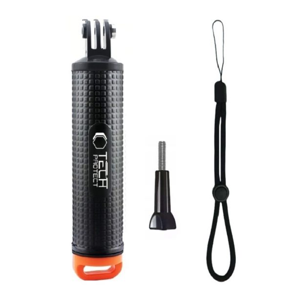 1034739-2-bojka-wypornosciowa-do-kamery-sportowej-gopro-dji-tech-protect-hurtownia-dropshipping.jpg GoPro/DJI sporta kameras peldspējas bojas turētājs - melns