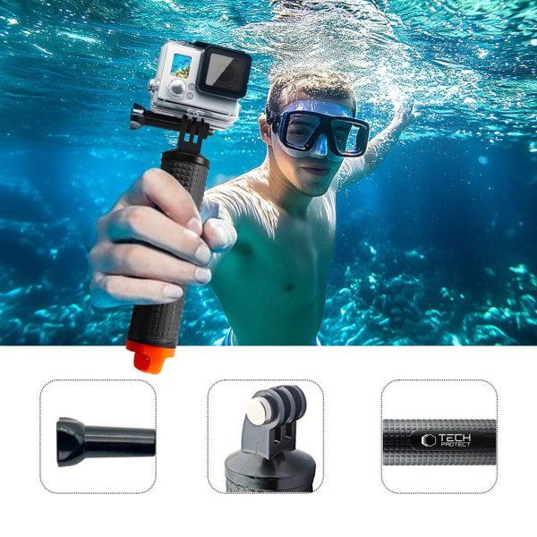 1034739-4-bojka-wypornosciowa-do-kamery-sportowej-gopro-dji-tech-protect-hurtownia-dropshipping.jpg GoPro/DJI sporta kameras peldspējas bojas turētājs - melns