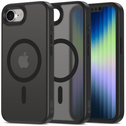 iPhone 16e / 17e MagMat MagSafe vāciņš - matēti melns