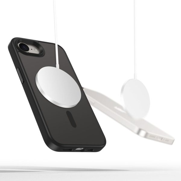 iPhone 16e / 17e MagMat MagSafe vāciņš - matēti melns