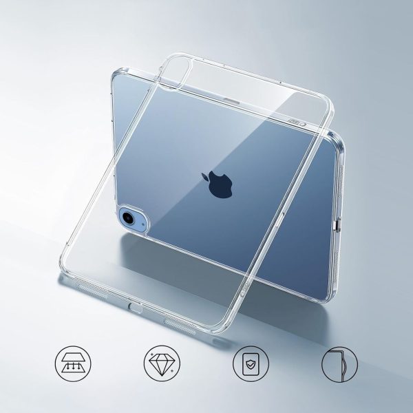 Vāciņš iPad 10.9'' 10 / 2022 / 11'' 11 / 2025 - caurspīdīgs