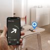 Apple AirTag 1/2 NaturalFit atslēgu piekariņa maciņš - brūns
