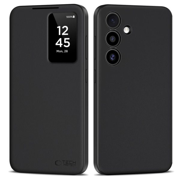 Samsung Galaxy S25 FE viedais maciņš - matēti melns