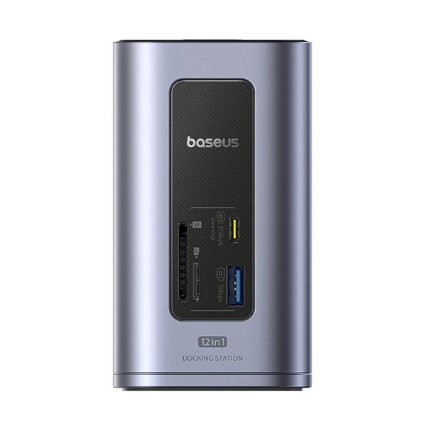 1034785-3-stacja-dokujaca-hub-12w1-usb-c-usb-a-hdmi-rj45-baseus-hurtownia-dropshipping.jpg HUB 12-in-1 dokstacija USB-C USB-A HDMI RJ45 SD microSD 4K 60Hz PD 10Gb/s