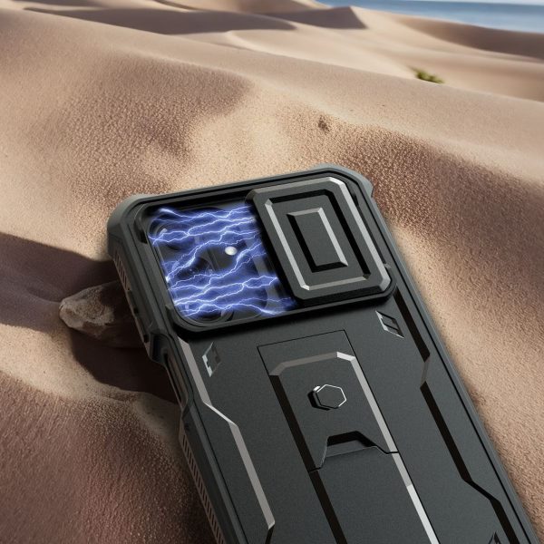 Samsung Galaxy A17 4G / 5G Kevlar Cam+ maciņš-apvalks - melns