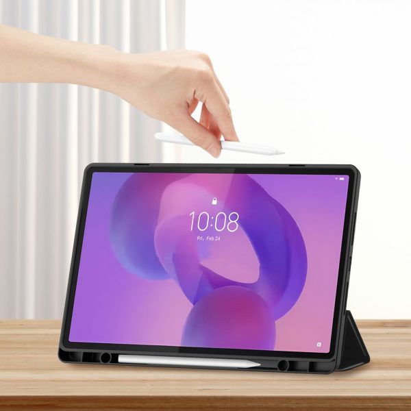 Lenovo Idea Tab Plus 12.1 TB-361 SmartCase maciņš - melns