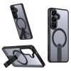 Samsung Galaxy A57 maciņš ar Hybrid Armor X MagSafe statīvu - melns