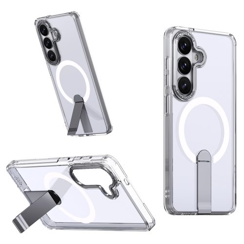 Samsung Galaxy A36 / A37 maciņš ar Hybrid Armor X MagSafe statīvu - caurspīdīgs