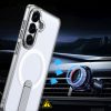 Samsung Galaxy A36 / A37 maciņš ar Hybrid Armor X MagSafe statīvu - caurspīdīgs