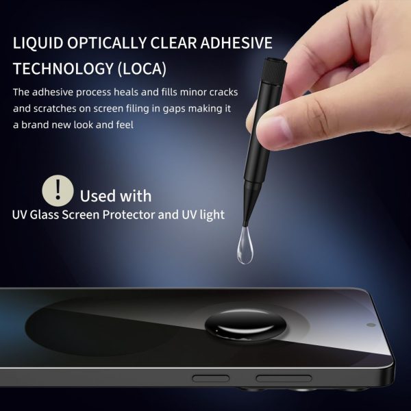 Rūdīts stikls Xiaomi Redmi Note 15 Pro+ 5G Glass UV+ - 2 gab.