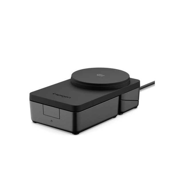3-in-1 Qi2.2 25W MagSafe magnētiskais bezvadu lādētājs - melns