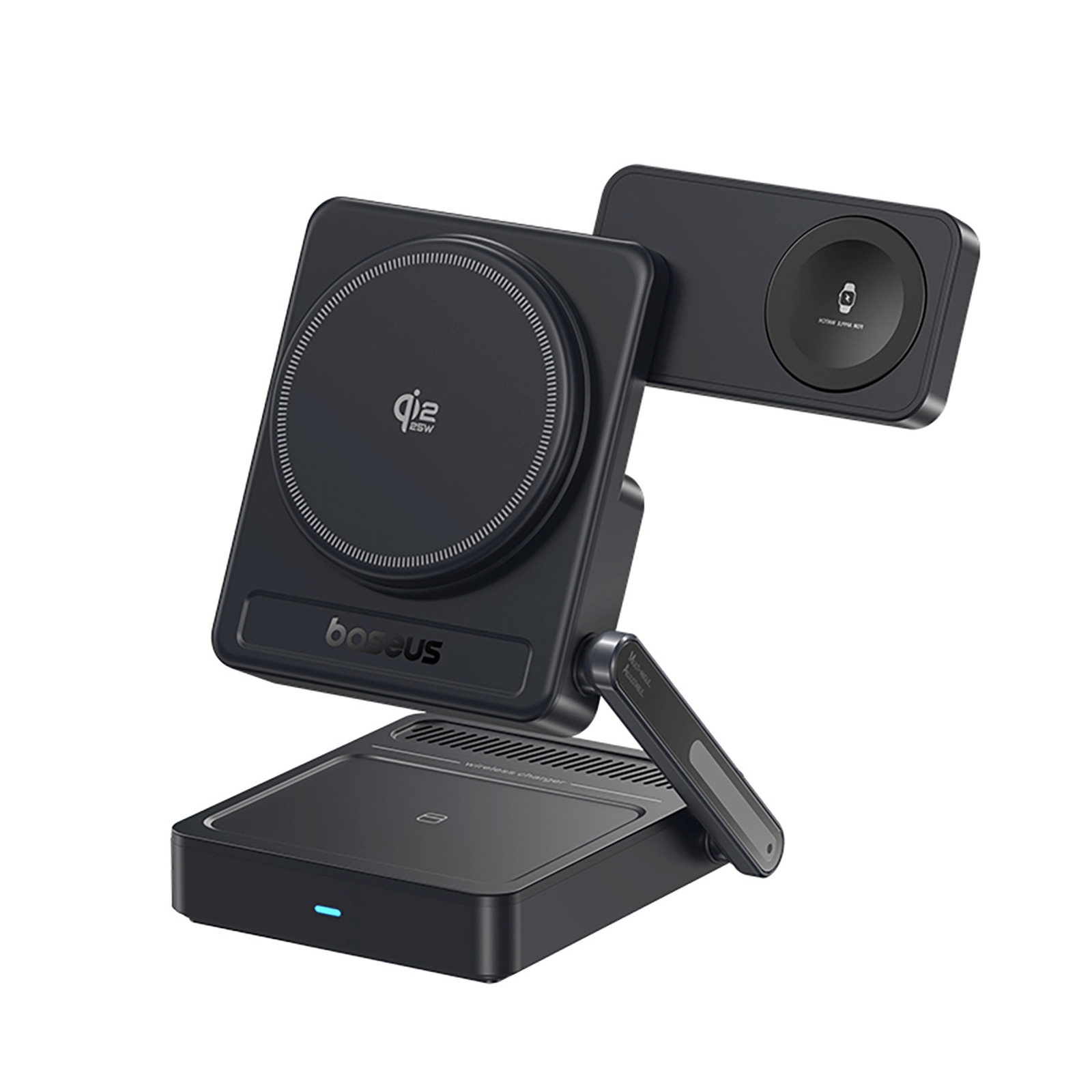 3-in-1 Qi2.2 35W bezvadu lādētājs