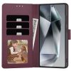 Atverams maciņš Samsung Galaxy A36 / A56 / A37 5G makam - bordo