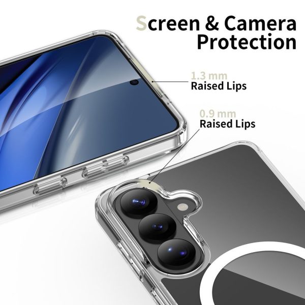 Samsung Galaxy A36 / A56 / A37 5G FlexAir Hybrid MagSafe maciņš - caurspīdīgs