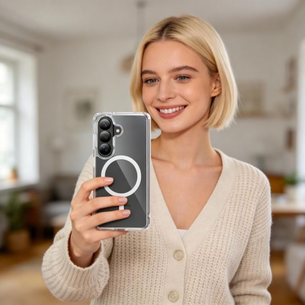 Samsung Galaxy A36 / A56 / A37 5G FlexAir Hybrid MagSafe maciņš - caurspīdīgs